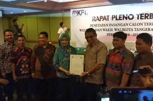 Airin – Benyamin Ditetapkan Sebagai Pemenang Pilkada Tangerang Selatan Airin – Benyamin Ditetapkan Sebagai Pemenang Pilkada Tangerang Selatan
