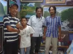 The Lima Studio, Pusat Lukisan Eksotis di Pasar Buah Rangkasbitung The Lima Studio, Pusat Lukisan Eksotis di Pasar Buah Rangkasbitung