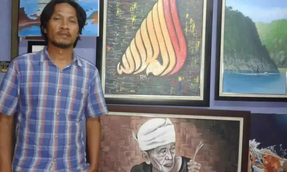 The Lima Studio, Pusat Lukisan Eksotis di Pasar Buah Rangkasbitung The Lima Studio, Pusat Lukisan Eksotis di Pasar Buah Rangkasbitung