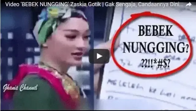 Sebut Lambang Negara Sebagai Bebek Nungging, Zaskia Gotik Minta Maaf Sebut Lambang Negara Sebagai Bebek Nungging, Zaskia Gotik Minta Maaf