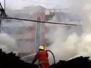 Kantin Universitas Pamulang Terbakar Kantin Universitas Pamulang Terbakar