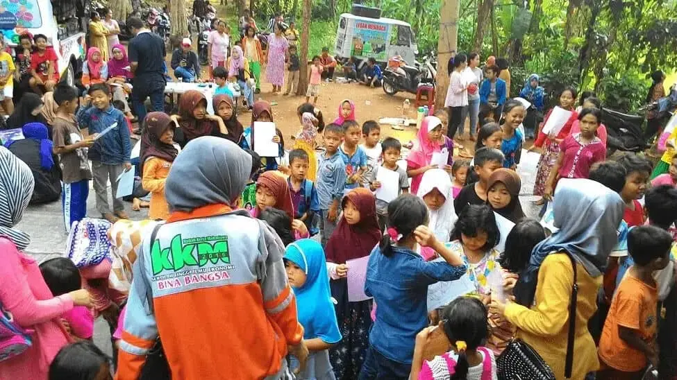 Mahasiswa STIE Bina Bangsa Serang dan STIA Wasilatul Falah Rangkasbitung Luncurkan Tiga TBM