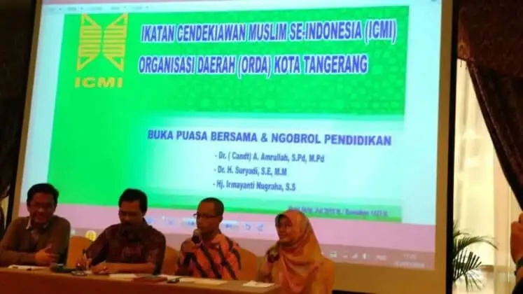 ICMI Orda Kota Tangerang Gelar Buka Puasa Bersama Sambil Ngobrol Pendidikan