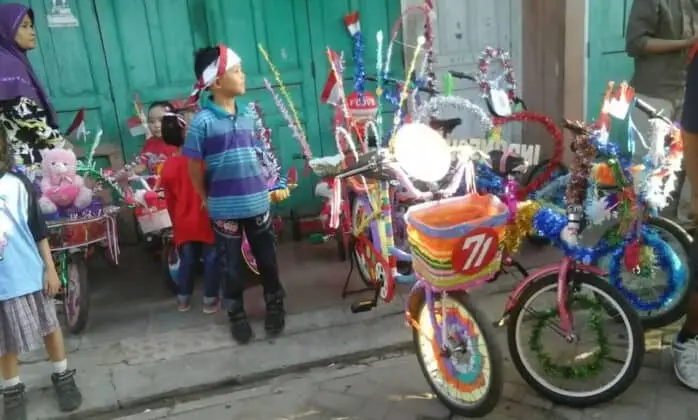 Warga Poris Plawad Gembira Rayakan HUT NKRI ke-71