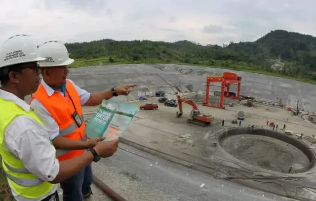 Progres Pembangunan PLTA Jatigede Capai 15 Persen Progres Pembangunan PLTA Jatigede Capai 15 Persen