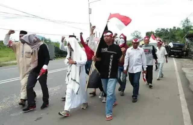Tuntut Penista Agama Dipenjara, Muslim Banten Bela Islam Jalan Kaki ke Jakarta