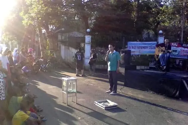 Ramaikan Car Free Day, Ketua Dewan Kesenian Lebak: Berikan Ruang Apresiasi Kepada Para Pelaku Seni