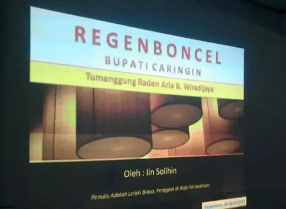 Kajian Sejarah Regen Boncel jadi Episentrum Pertama di Rafe&rsquo;i Ali Institute