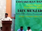 Zulkifli Hasan Hadiri Tasyakuran IAIN Banten Jadi UIN