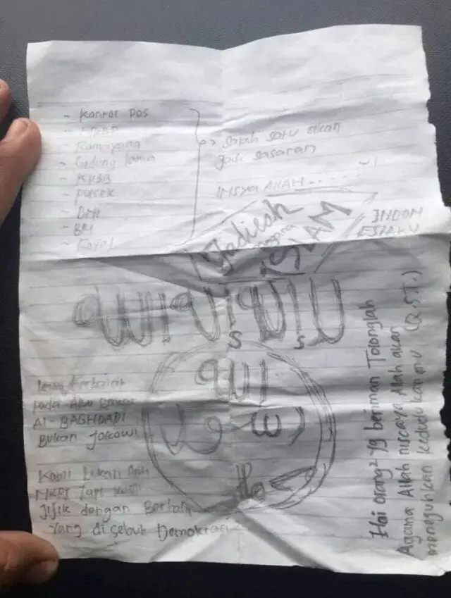 Polisi Buru Penyebar Selebaran Teror di Kota Serang Polisi Buru Penyebar Selebaran Teror di Kota Serang