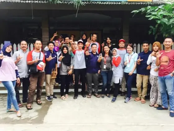 Puluhan Pegiat Literasi dari Jakarta Kunjungi TBM Kedai Proses Rangkasbitung