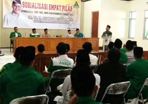 Silaturahmi dengan Sahabat Ansor Lebak, Ace Hasan Syadzily: Sepanjang Sejarah NU Tetap Setia pada NKRI