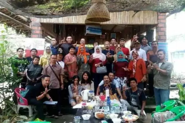 Tausiyah Budaya Yudi Baduy di Acara Halal Bihalal Pegiat Literasi Banten