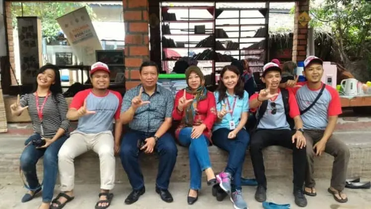 Puluhan Pegiat Literasi dari Jakarta Kunjungi TBM Kedai Proses Rangkasbitung