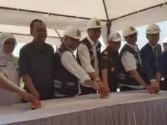 Menteri Basuki Resmikan Pengalihan Sungai Ciberang ke Bendungan Karian Lebak Menteri Basuki Resmikan Pengalihan Sungai Ciberang ke Bendungan Karian Lebak