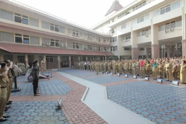 Tumbuhkan Rasa Nasionalisme, Arief R Wismansyah Apresiasi Pelaksana Upacara Unik di Tangerang