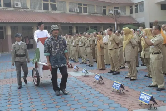 Tumbuhkan Rasa Nasionalisme, Arief R Wismansyah Apresiasi Pelaksana Upacara Unik di Tangerang