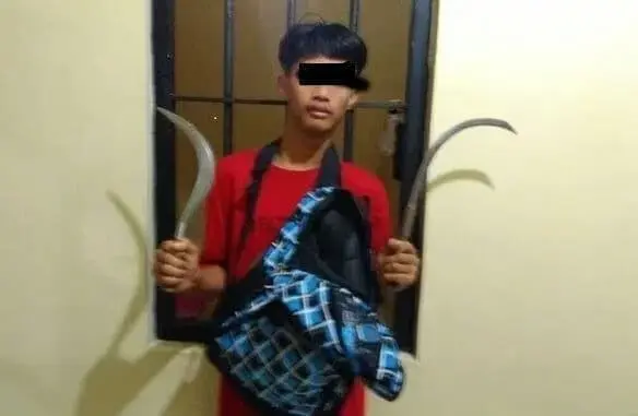 Dicegah Hendak Tawuran, Pelajar SMK di Tangsel Bacok Polisi Dicegah Hendak Tawuran, Pelajar SMK di Tangsel Bacok Polisi