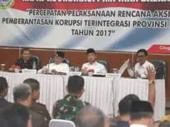 Seluruh Kepala Daerah di Banten Sepakat Lawan Korupsi Seluruh Kepala Daerah di Banten Sepakat Lawan Korupsi