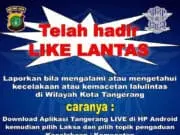 Polrestro Tangerang Kota Sajikan Aplikasi Online Atasi Kemacetan dan Kecelakaan Lalu Lintas Polrestro Tangerang Kota Sajikan Aplikasi Online Atasi Kemacetan dan Kecelakaan Lalu Lintas