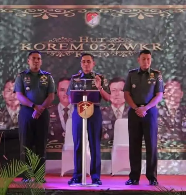Korem 052/Wijayakrama Gelar Tasyakuran HUT ke-19 Korem 052/Wijayakrama Gelar Tasyakuran HUT ke-19