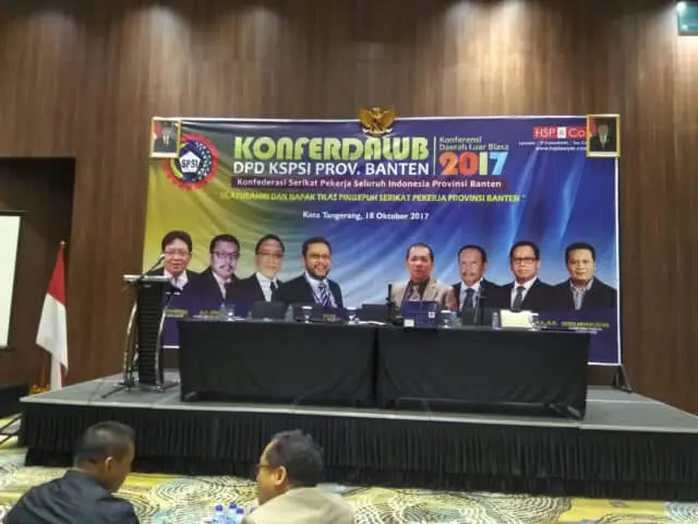 Dedi Sudrajat Terpilih Jadi Ketua KSPSI DPD Banten Dedi Sudrajat Terpilih Jadi Ketua KSPSI DPD Banten