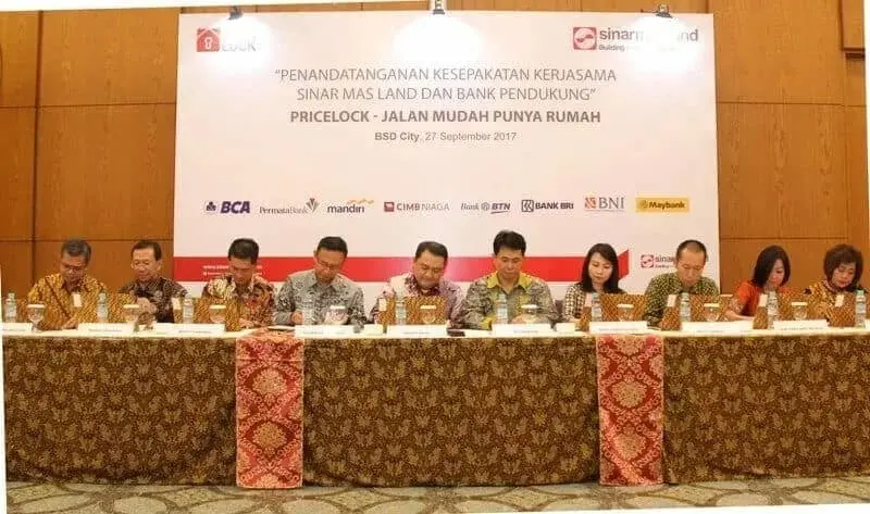 Sinar Mas Land Suguhkan Program Price Lock Didukungan Delapan Bank Sinar Mas Land Suguhkan Program Price Lock Didukungan Delapan Bank