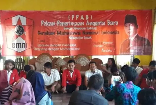 Lintas Komisariat DPC GMNI Lebak Gelar Pekan Penerimaan Anggota Baru Lintas Komisariat DPC GMNI Lebak Gelar Pekan Penerimaan Anggota Baru