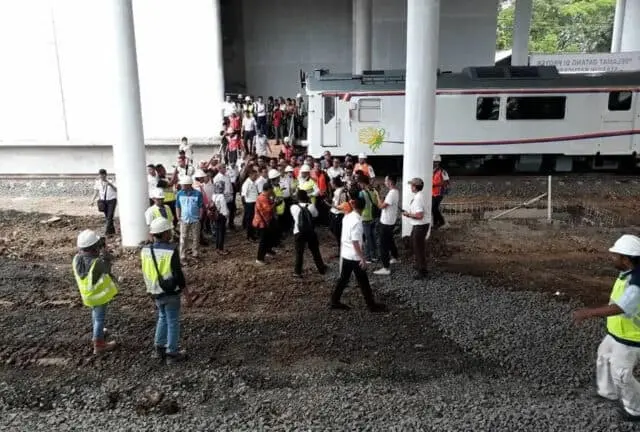 Tinjau Stasiun Batu Ceper, Menhub Budi Karya Targetkan Kereta Bandara Soekarno-Hatta Rampung 25 November 2017