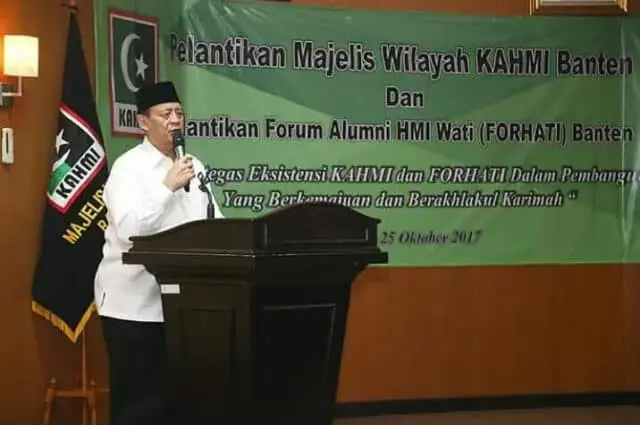 Wahidin Halim Ajak KAHMI Bangun Banten Wahidin Halim Ajak KAHMI Bangun Banten