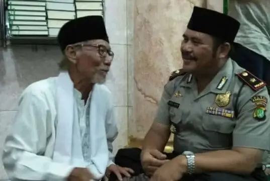Kapolsek Karawaci Temui Ketua MUI Kota Tangerang