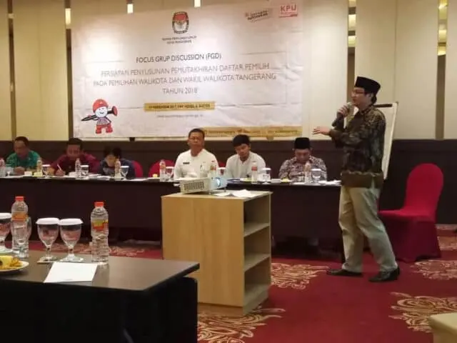 KPU Kota Tangerang Selenggarakan FGD Pemutakhiran Data Pemilih KPU Kota Tangerang Selenggarakan FGD Pemutakhiran Data Pemilih