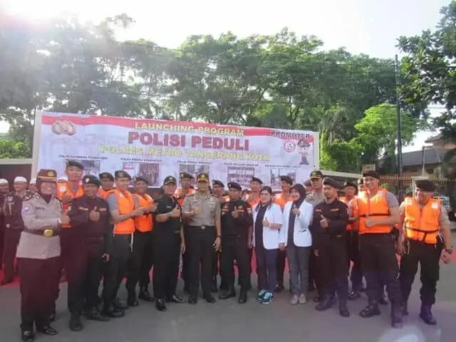 Polres Metro Tangerang Kota Launching Program Polisi Peduli Polres Metro Tangerang Kota Launching Program Polisi Peduli