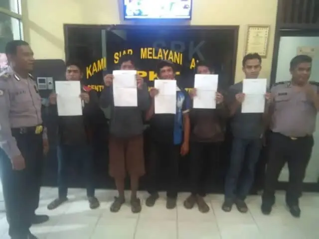 Polsek Karawaci Ringkus Lima Preman dan Dua Debt Collector Polsek Karawaci Ringkus Lima Preman dan Dua Debt Collector