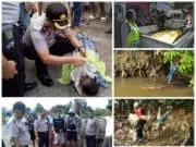 Kapolsek Ciledug Tangani Korban Anak Tenggelam di Kali Angke Kota Tangerang Kapolsek Ciledug Tangani Korban Anak Tenggelam di Kali Angke Kota Tangerang