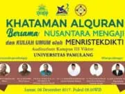 Kampus Mengaji Bangkitkan Kebiasaan Mengaji di Kalangan Mahasiswa Kampus Mengaji Bangkitkan Kebiasaan Mengaji di Kalangan Mahasiswa