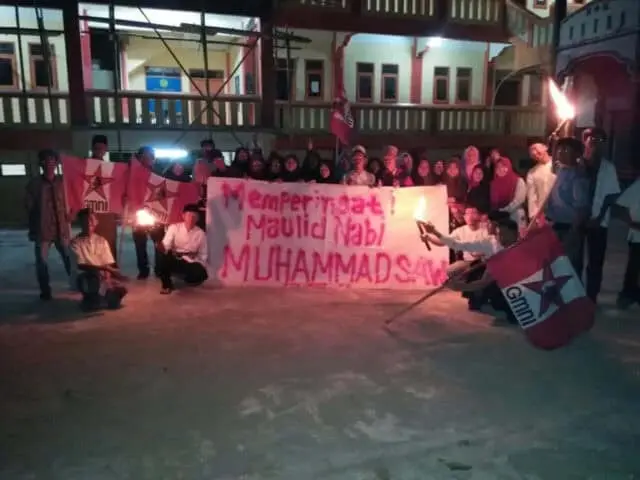 GMNI Komisariat STKIP Ikhlas Banten dan STAI As-Salamiah Pawai Obor Peringati Maulid Nabi Muhammad GMNI Komisariat STKIP Ikhlas Banten dan STAI As-Salamiah Pawai Obor Peringati Maulid Nabi Muhammad