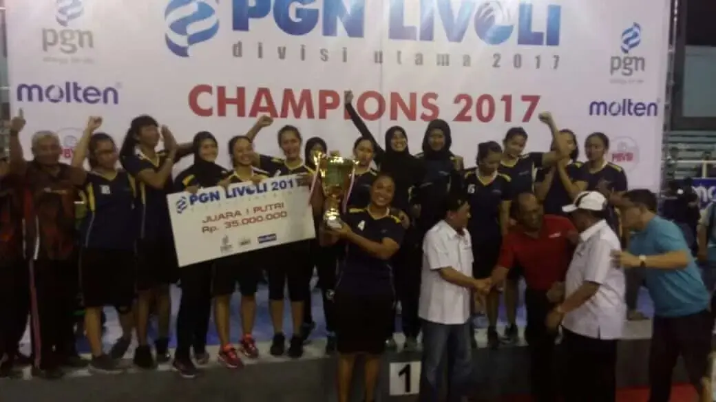 Tim Voli Putri Bank Jatim Rebut Gelar Juara PGN Livoli Divisi Utama 2017 Tim Voli Putri Bank Jatim Rebut Gelar Juara PGN Livoli Divisi Utama 2017