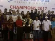 Tim Voli Putri Bank Jatim Rebut Gelar Juara PGN Livoli Divisi Utama 2017