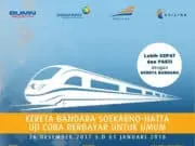 Hari Ini Kereta Menuju Bandara Soekarno-Hatta Beroperasi Hari Ini Kereta Menuju Bandara Soekarno-Hatta Beroperasi