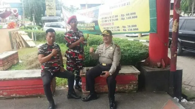 Kapolsek Karawaci Sambangi Ormas Laskar Merah Putih
