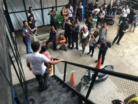 Polres Tangerang Selatan Gelar Rekonstruksi Adegan Yuni Sembelih Bayi