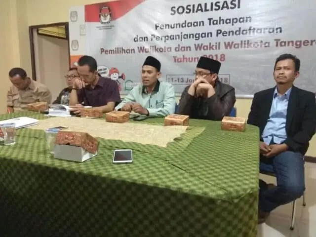 KPU Kota Tangerang Tunda Tahapan Pencalonan Selama Tiga Hari KPU Kota Tangerang Tunda Tahapan Pencalonan Selama Tiga Hari