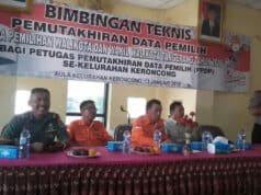 PPK Jatiuwung Gelar Bimbingan Teknis Pemutakhiran Data Pemilih di Kelurahan Keroncong PPK Jatiuwung Gelar Bimbingan Teknis Pemutakhiran Data Pemilih di Kelurahan Keroncong