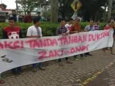 Posraya Indonesia Kabupaten Tangerang Sebar Bunga Dukung Zaki-Romli Posraya Indonesia Kabupaten Tangerang Sebar Bunga Dukung Zaki-Romli