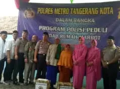 Kapolsek Karawaci Laksanakan Program Bedah Rumah Marbot Masjid Kapolsek Karawaci Laksanakan Program Bedah Rumah Marbot Masjid