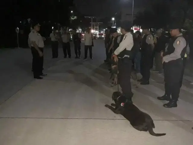 Bawa Anjing Pelacak, Polsek Neglasari Sisir Apartemen Razia Narkoba Bawa Anjing Pelacak, Polsek Neglasari Sisir Apartemen Razia Narkoba