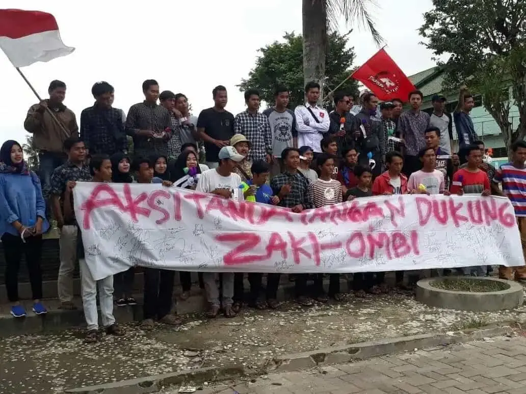Posraya Indonesia Kecamatan Kresek Tangerang Kembali Gelar Aksi Dukung Zaki-Ombi