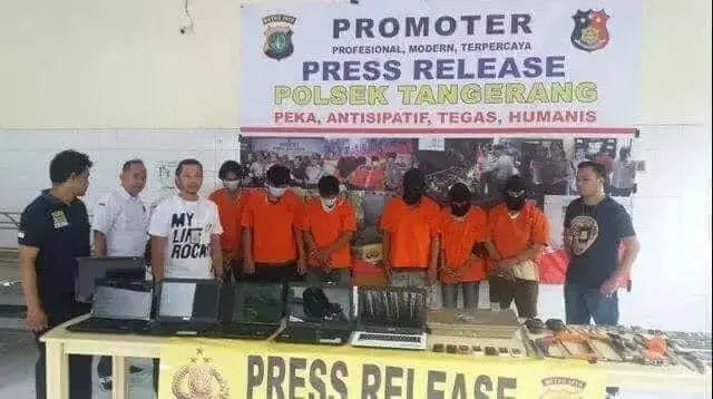 Penadah Hasil Curian Laptop Diringkus Polres Metro Tangerang Kota Penadah Hasil Curian Laptop Diringkus Polres Metro Tangerang Kota