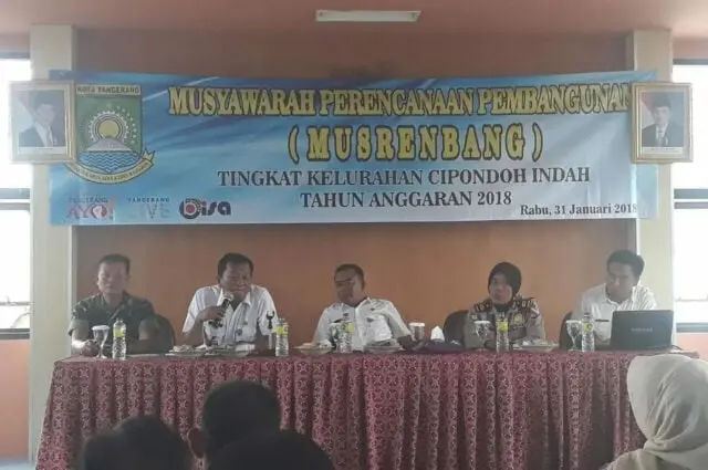 Musrenbang di Kelurahan Cipondoh Indah Targetkan Fisik dan Infrastruktur Lingkungan Musrenbang di Kelurahan Cipondoh Indah Targetkan Fisik dan Infrastruktur Lingkungan
